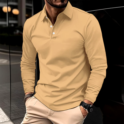 Mannen Polo Shirt Klassiek Wolfgang Wit Blauw