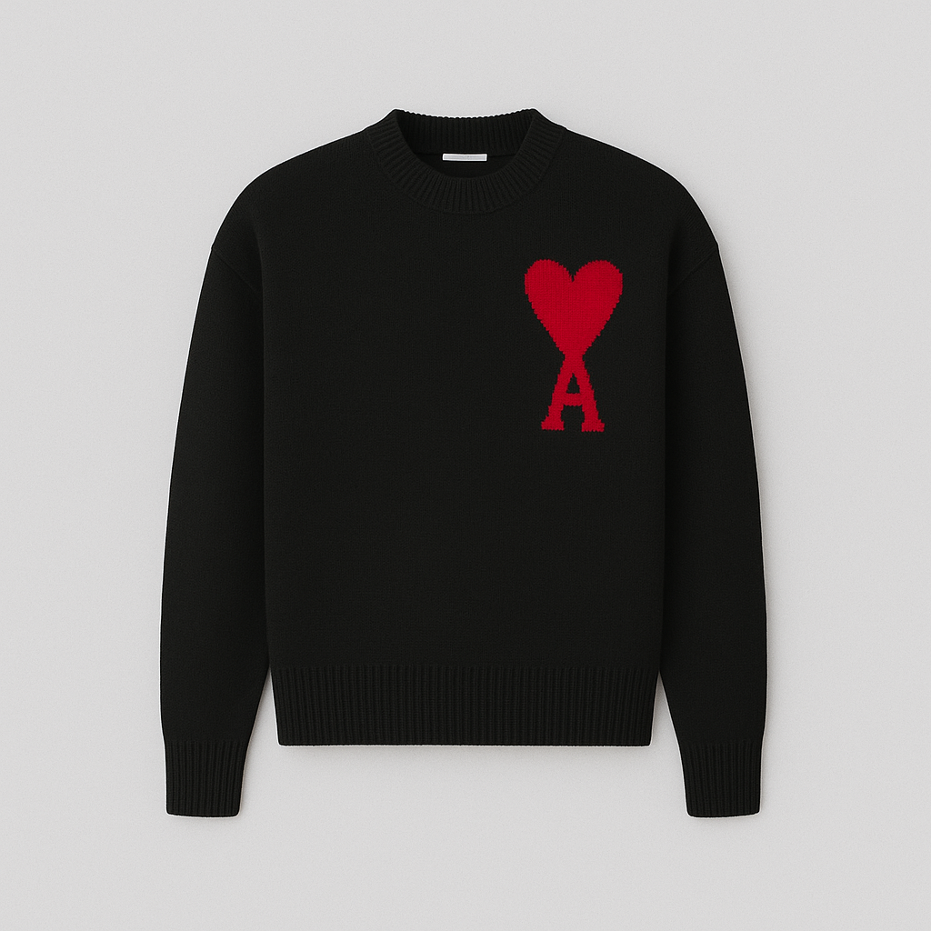 Oversized Trui met Harten voor Vrouwen