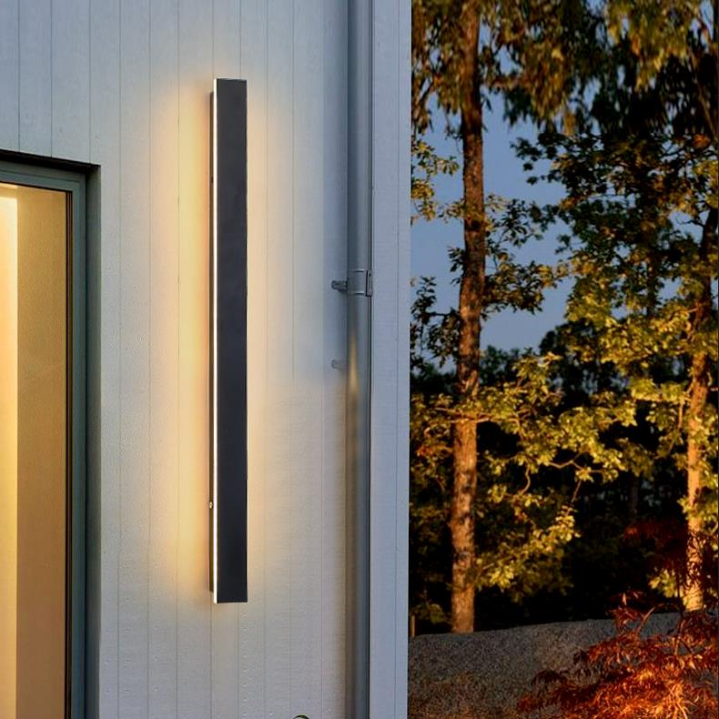 Moderne Waterdichte Lineaire Buiten Wandlamp Met LED En IP65 Bescherming