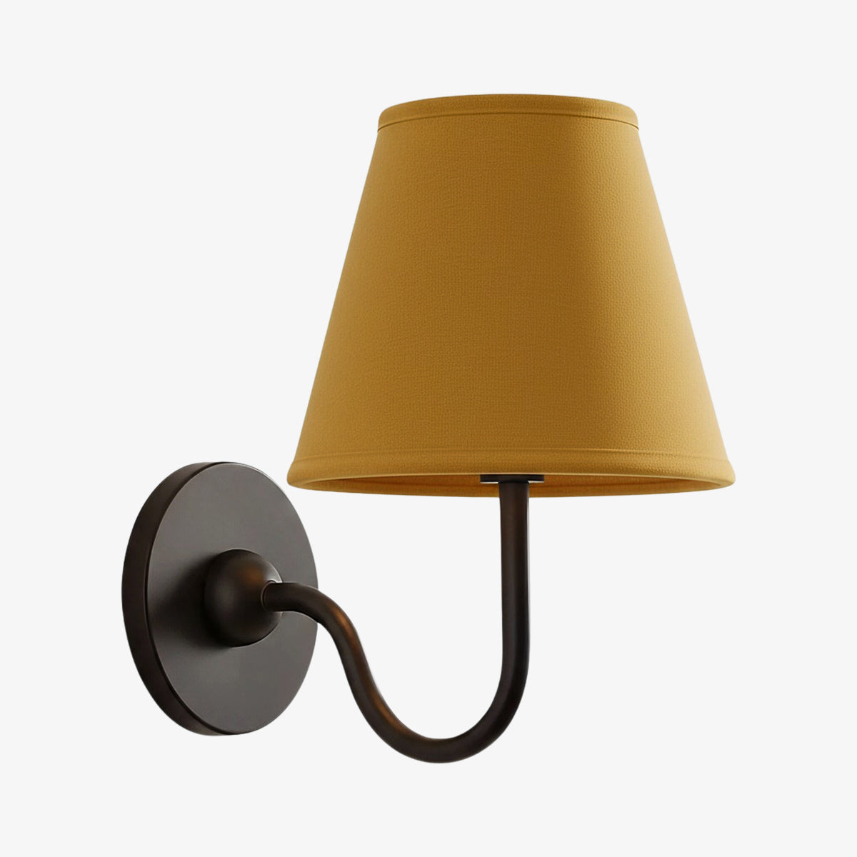 Wandlamp met Geplisseerde Stoffen Kap – Klassieke Verlichting voor Slaapkamer en Woonkamer
