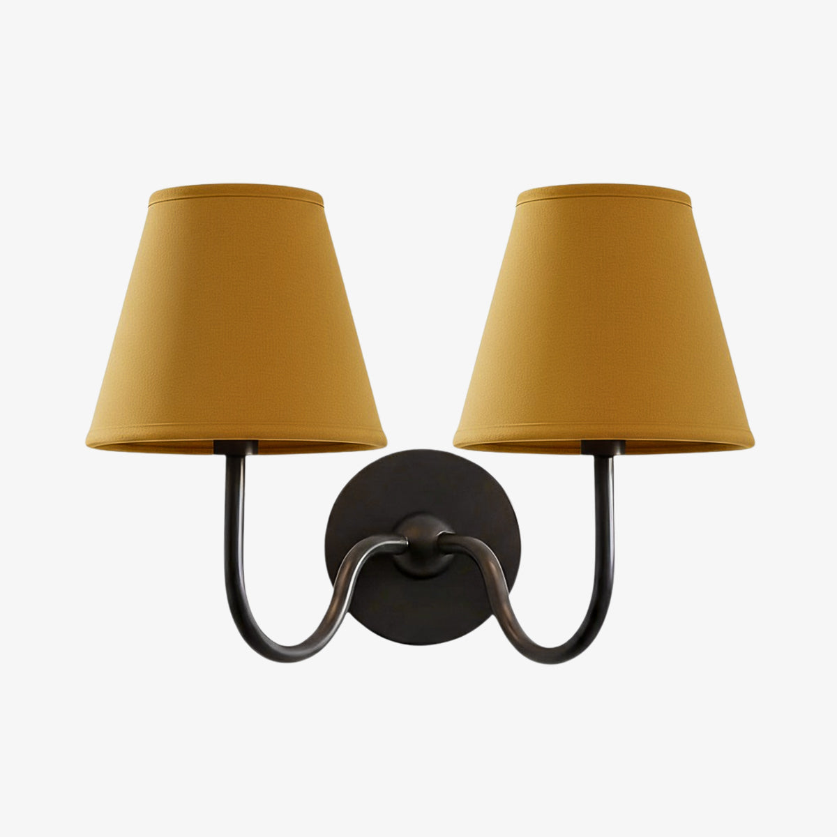 Wandlamp met Geplisseerde Stoffen Kap – Klassieke Verlichting voor Slaapkamer en Woonkamer
