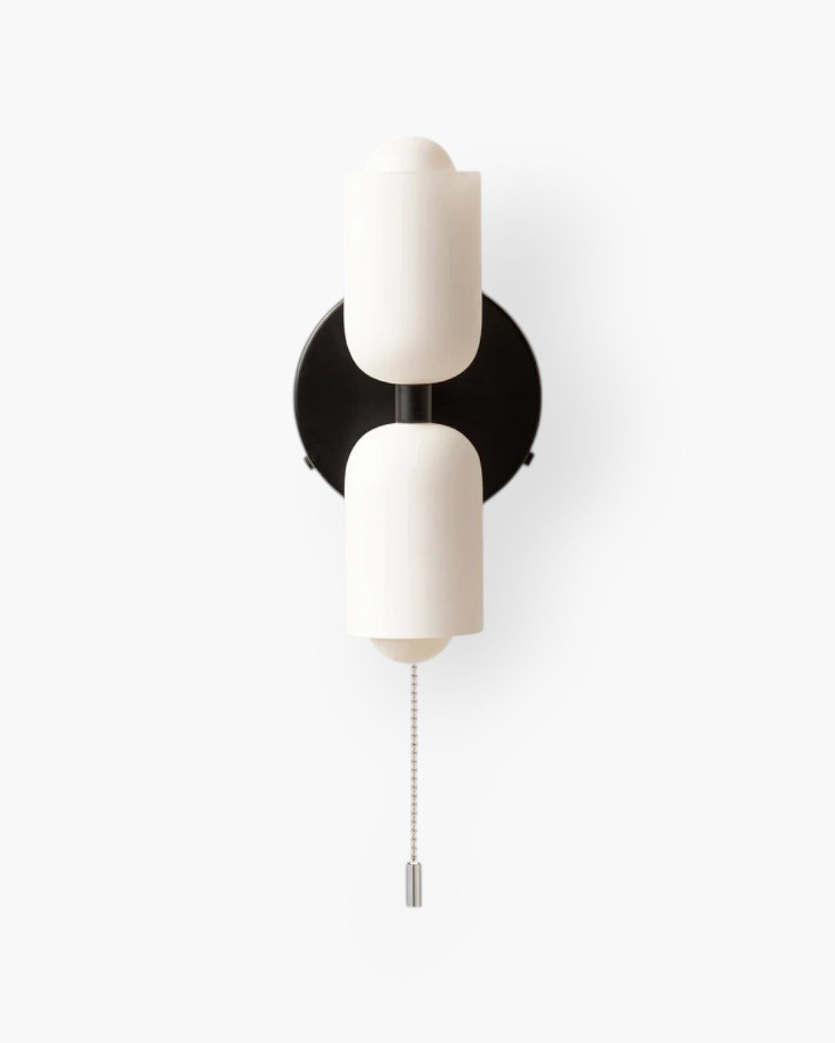 Sansoti | Wandlamp met Dubbele Glazen Kappen voor Slaapkamer en Woonkamer – E27 Wandverlichting