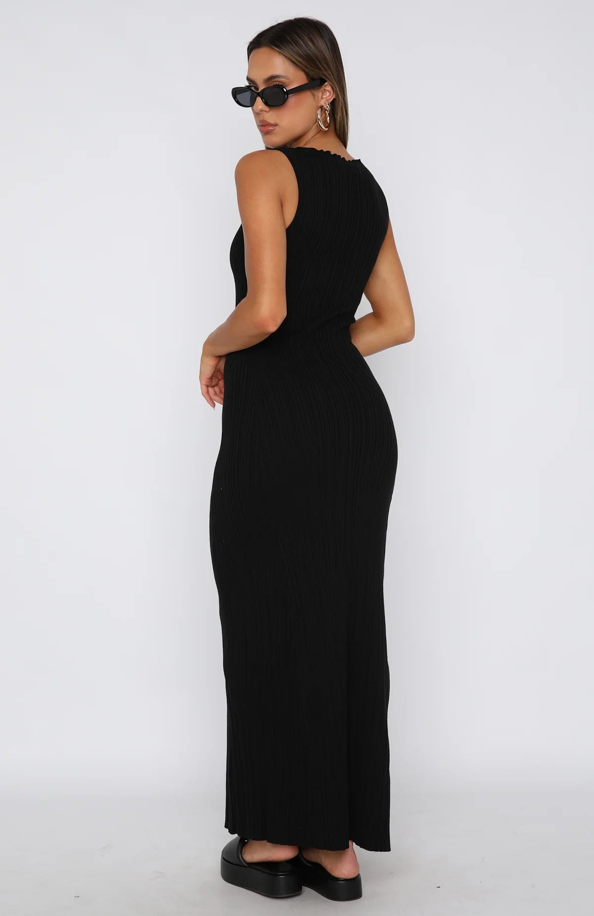 Mouwloze Maxi Jurk Zomerjurk Aansluitend Model