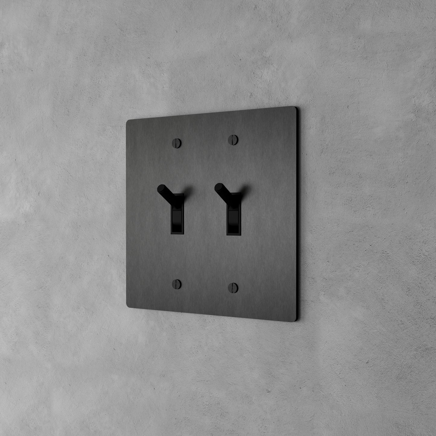 Luxe Messing Tuimelschakelaar Met Minimalistisch Design En Hoogwaardige Afwerking