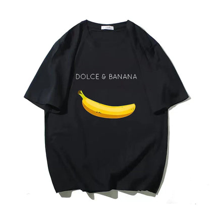 Calvin T-shirt Met Bananenprint Elegante Stijl
