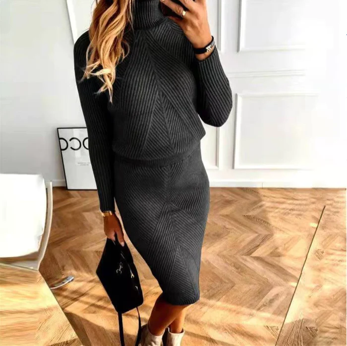 Dames Trui Jurk Warm en Comfortabel voor Herfst en Winter
