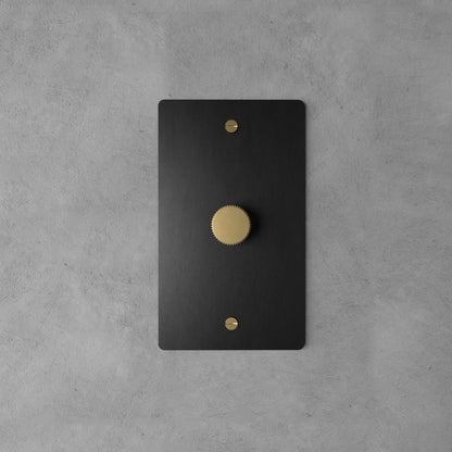 Luxe Messing Dimmer Schakelaar Met Draaiknop En Tijdloos Design
