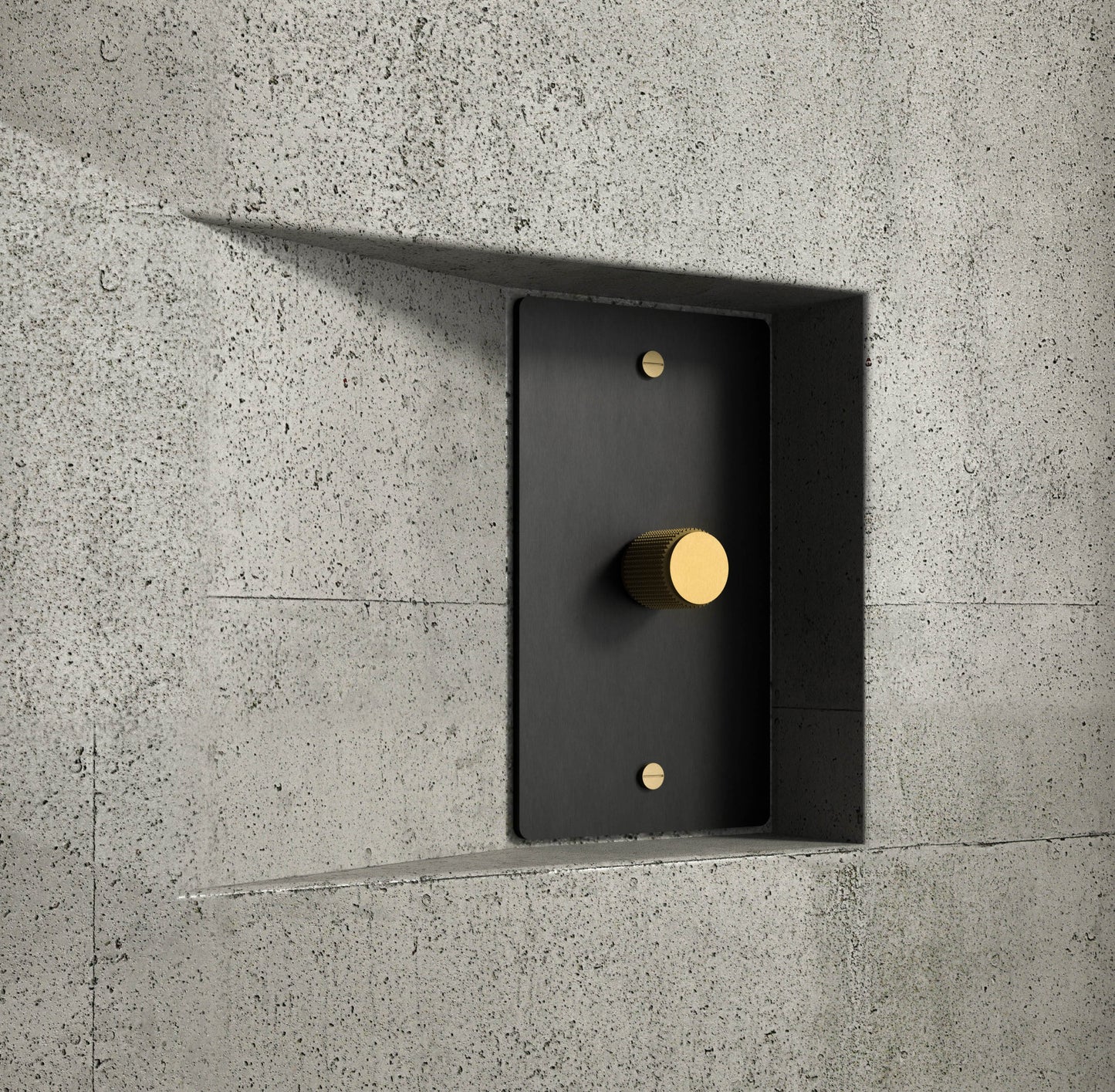 Luxe Messing Dimmer Schakelaar Met Draaiknop En Tijdloos Design