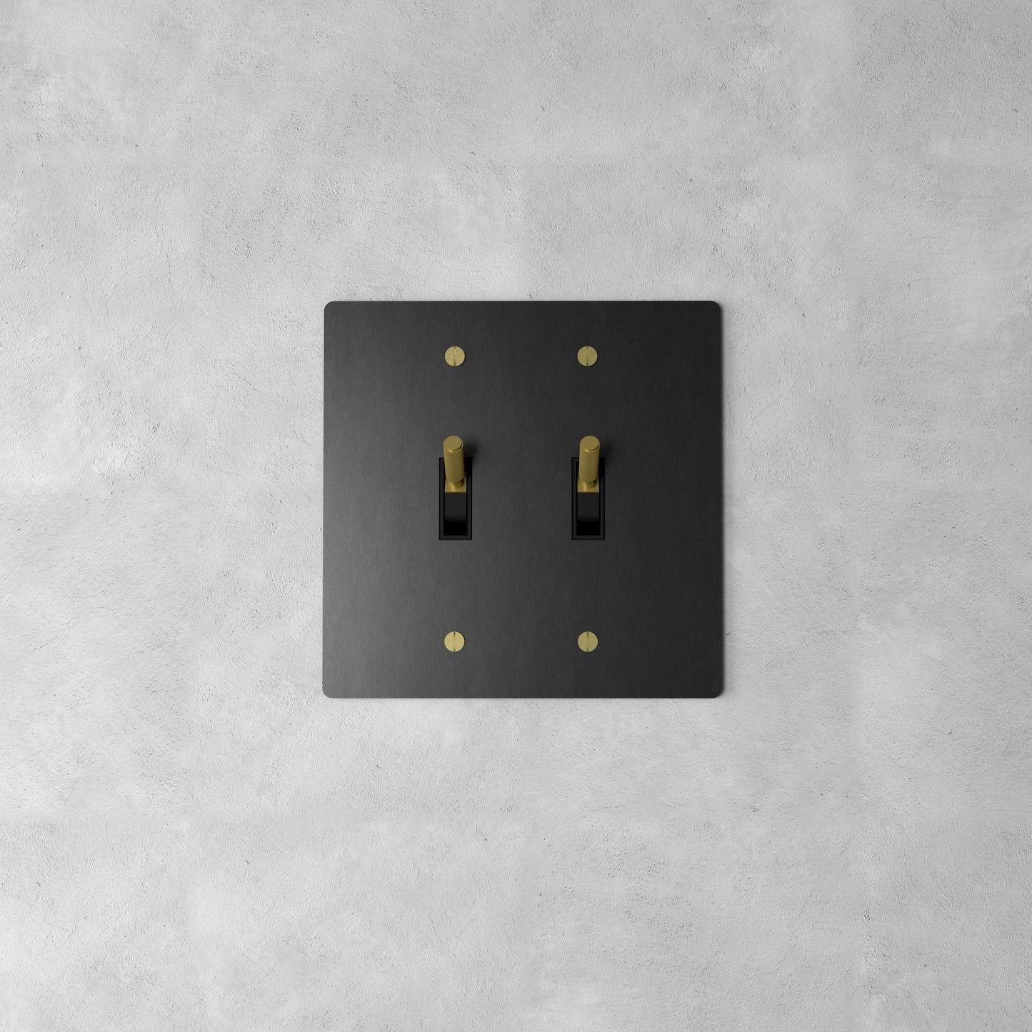Luxe Messing Tuimelschakelaar Met Minimalistisch Design En Hoogwaardige Afwerking