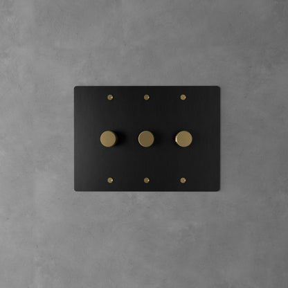 Luxe Messing Dimmer Schakelaar Met Draaiknop En Tijdloos Design