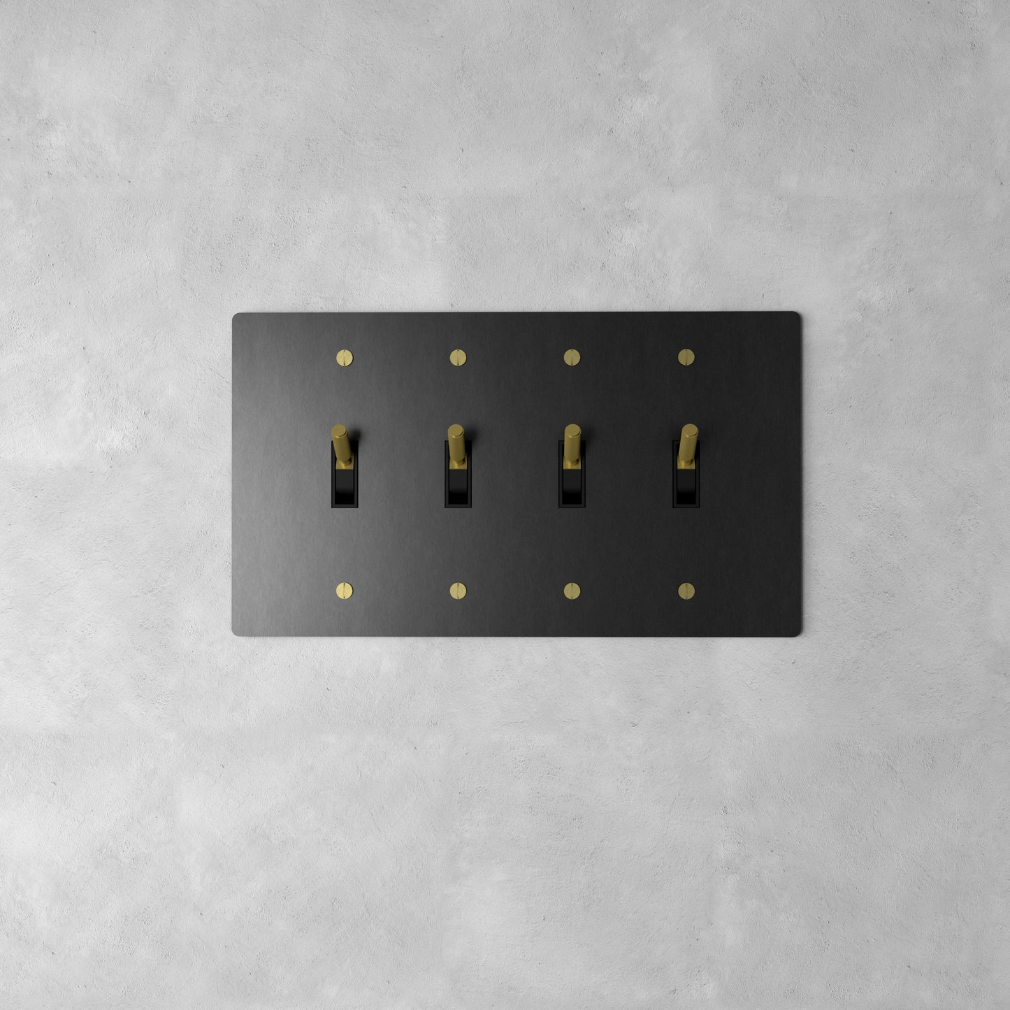 Luxe Messing Tuimelschakelaar Met Minimalistisch Design En Hoogwaardige Afwerking