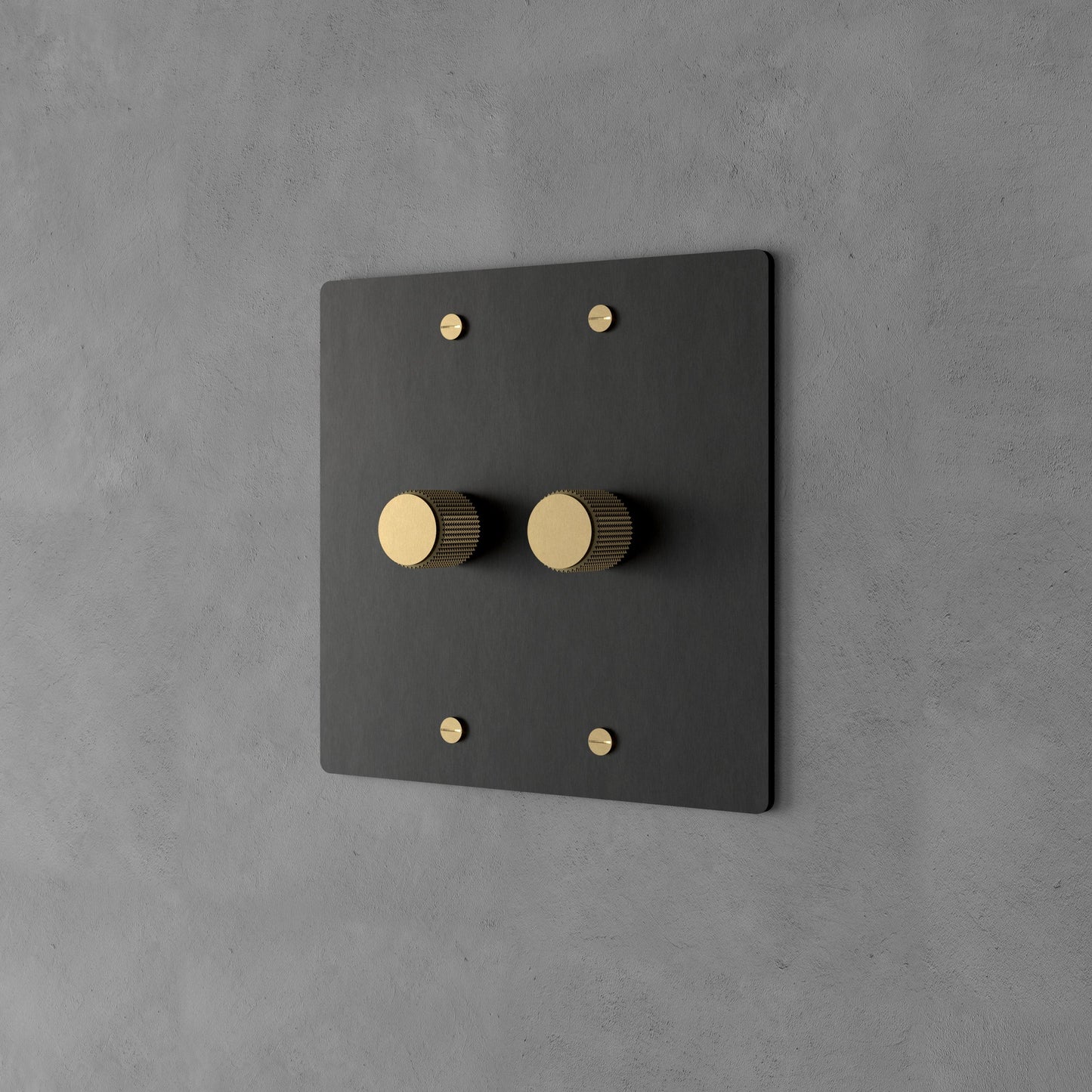Luxe Messing Dimmer Schakelaar Met Draaiknop En Tijdloos Design