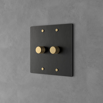 Luxe Messing Dimmer Schakelaar Met Draaiknop En Tijdloos Design