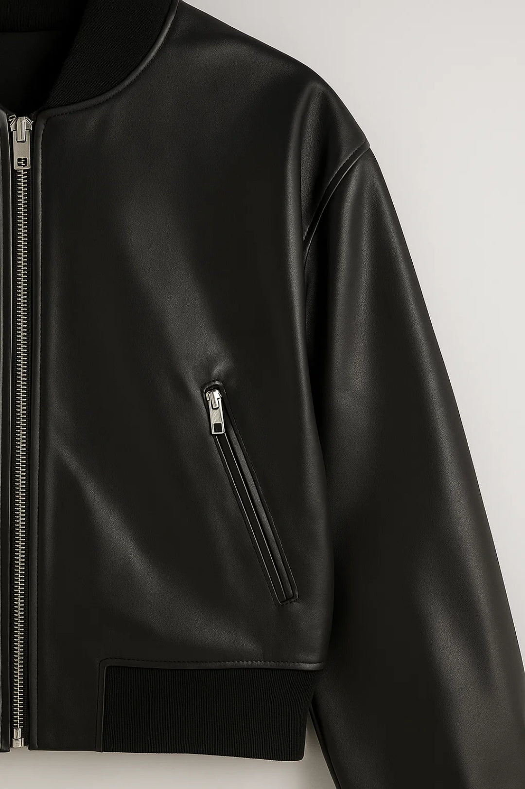 Dames Bomberjack Kort Model Elastische Boorden Casual Stijl