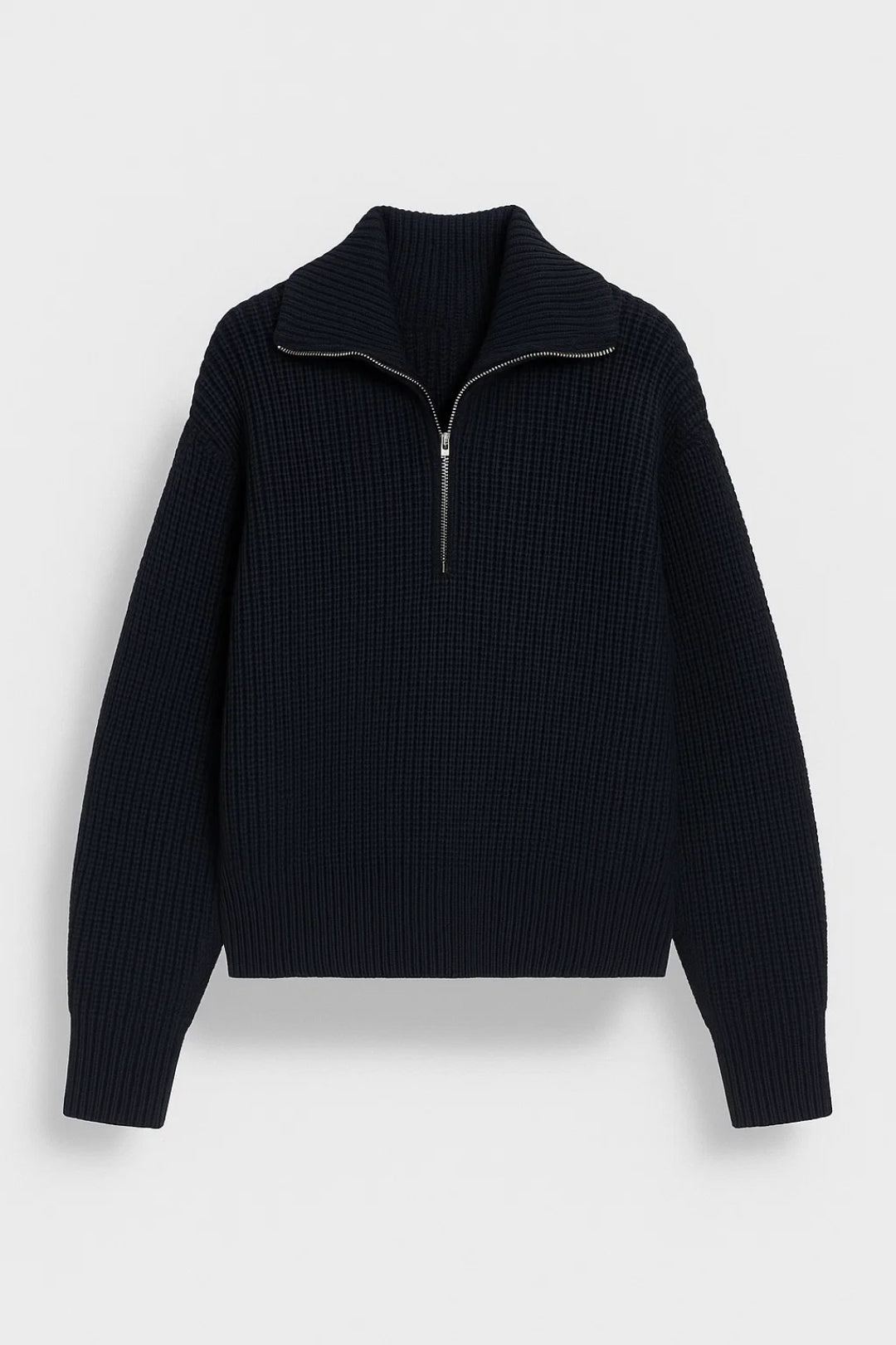 Dames Trui Oversized Warm Met Rits voor Winter