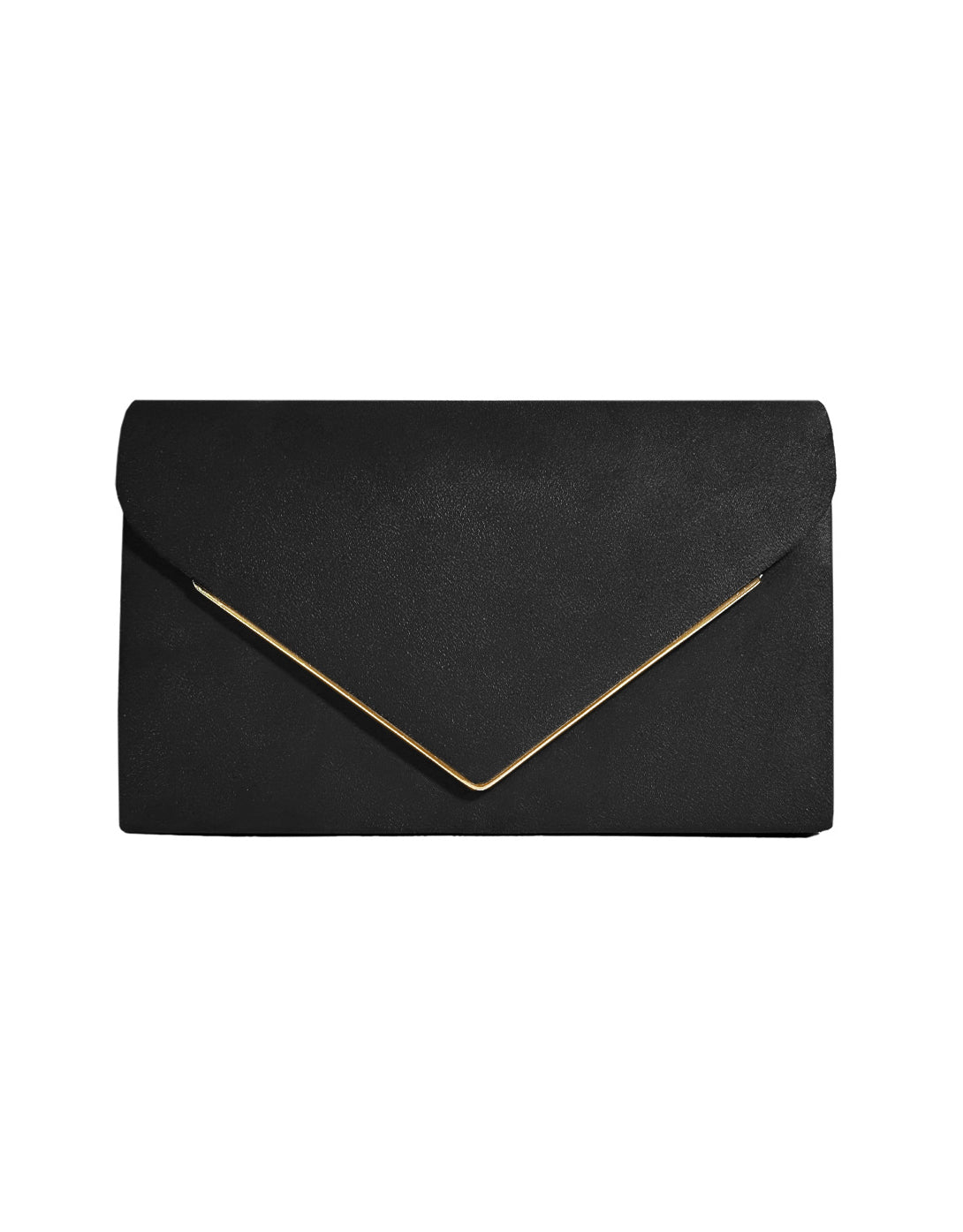 Fluwelen Avondclutch Suède Look Elegant