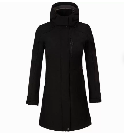 Waterdichte Dames Regenjas met Capuchon Comfortabel Outdoor