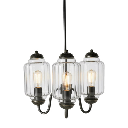 Vintage Melkglazen Hanglamp met Gegolfde Rand – Scandinavische Sfeerverlichting voor Keuken en Slaapkamer