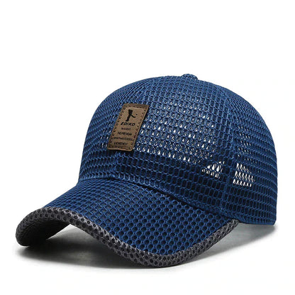 Luchtige Zomer Pet Mesh Verstelbaar Snapback Sportcap met Ademend Gaas