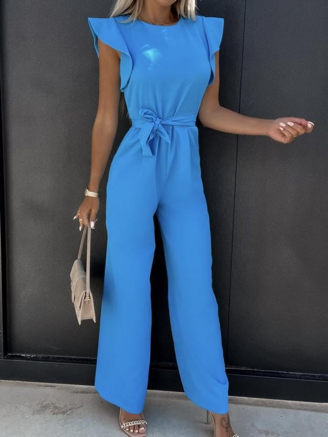 Zomerse Mouwloze Jumpsuit Vrouwelijk Model