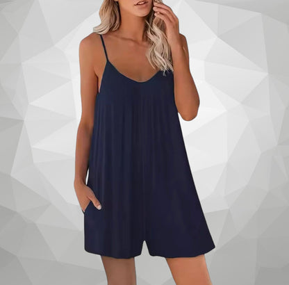 Dames Jumpsuit Elegante Zwart Jurk