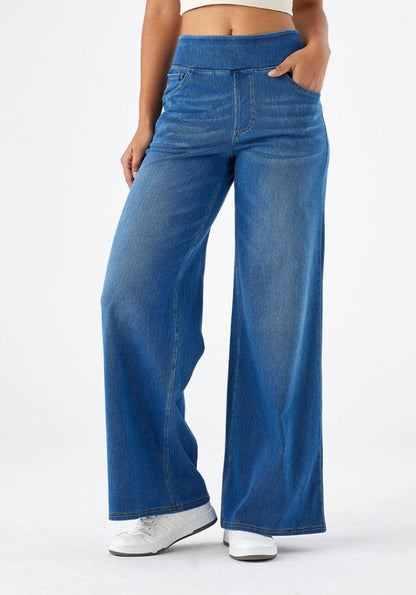 Hoge Jeans voor Vrouw Ultra Stretch Elegante Fit