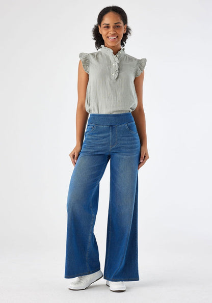 Hoge Jeans voor Vrouw Ultra Stretch Elegante Fit