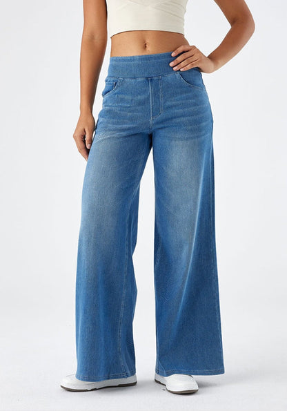 Hoge Jeans voor Vrouw Ultra Stretch Elegante Fit