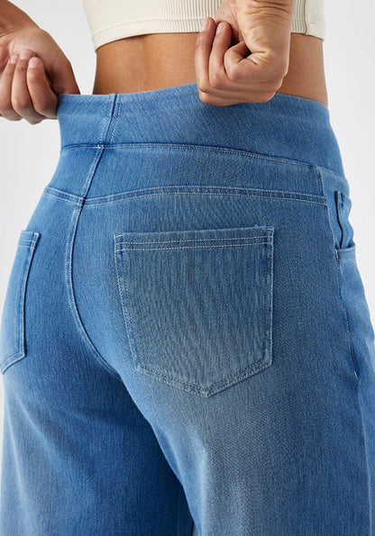 Hoge Jeans voor Vrouw Ultra Stretch Elegante Fit
