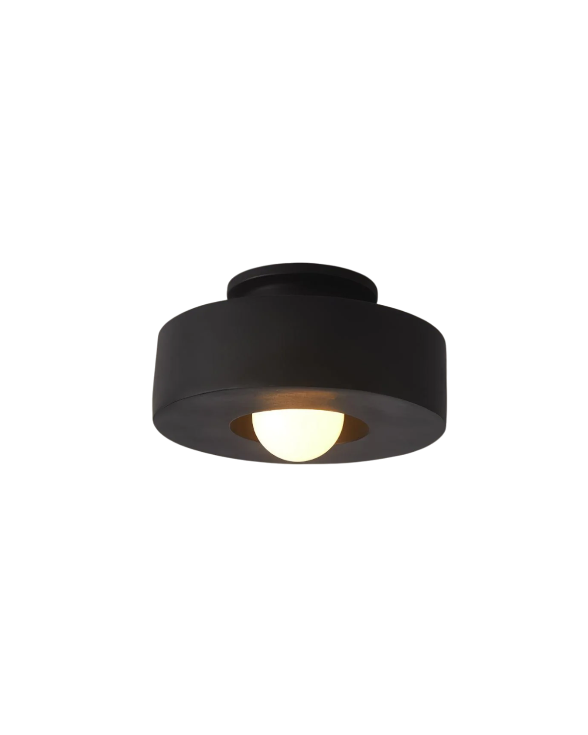 Moderne ronde plafondlamp van resin met geïntegreerde LED – minimalistische flush mount designlamp 30 cm