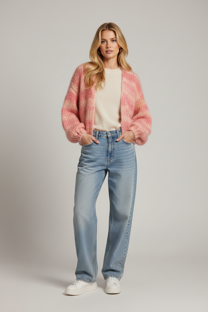Lonneke Vest | Ruime Open Knit Cardigan - StudioMarella