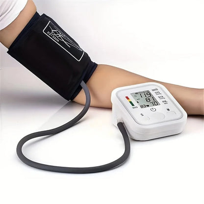 Automatische Bloeddrukmeter met Groot LCD-Scherm en Geheugen voor Thuisgebruik Gezondheidsmonitoring