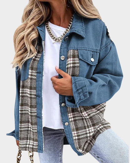 Leerlook Jack Dames Stijlvol Bikerjas