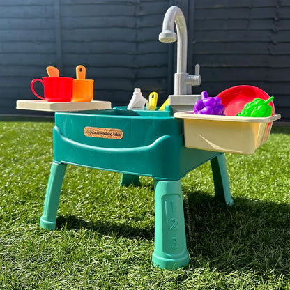 Interactieve Speelkeuken met Waterpomp en Spoelbak voor Fantasievol Rollenspel