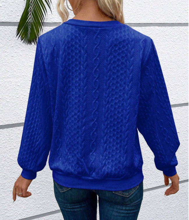 Dames Trui met Rits – Zachte Sweater voor Elke Dag