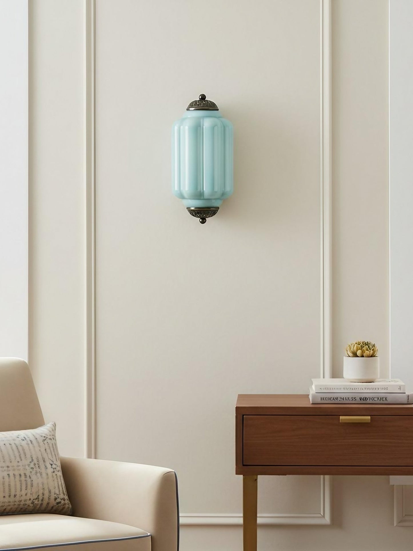 Wandlamp Melkglas voor Slaapkamer Gang Scandinavische Stijl