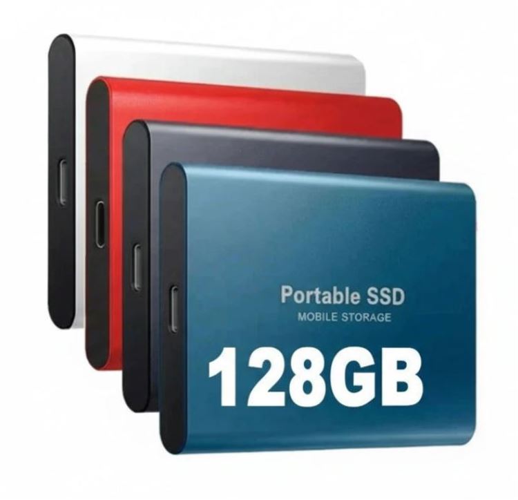 Externe SSD 128GB – Draagbare USB-C Opslag tot 1050 MB/s