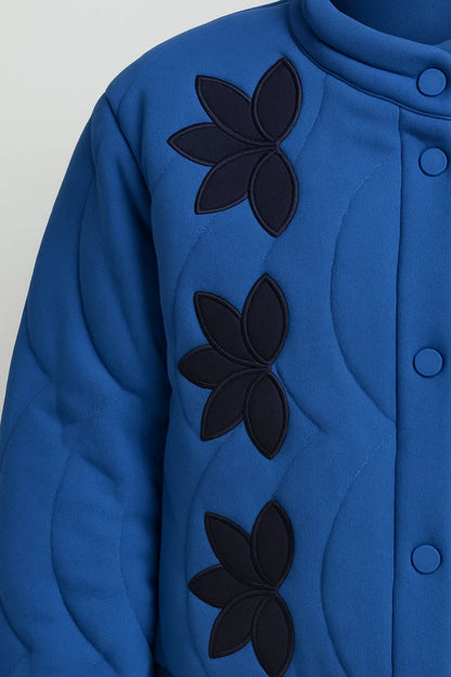 Dames Tussenjas Gewatteerd Bloemenprint Casual