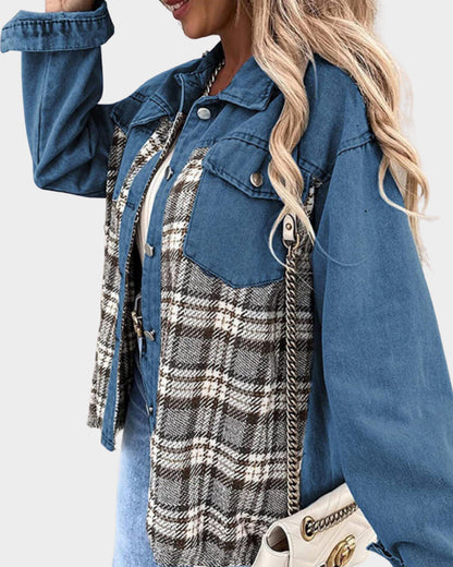 Leerlook Jack Dames Stijlvol Bikerjas