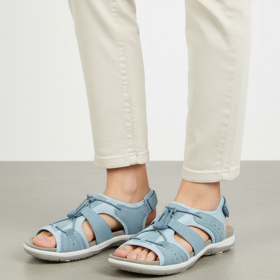 Dames Comfort Sandalen Zachte Demping Brede Voeten