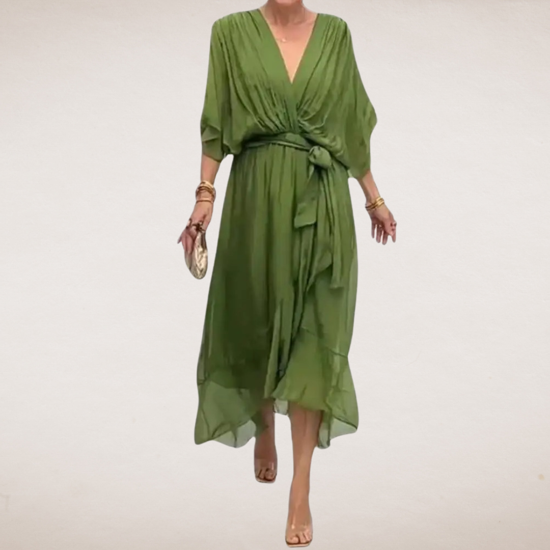 Elegante Jurk met Ceintuur - StudioMarella