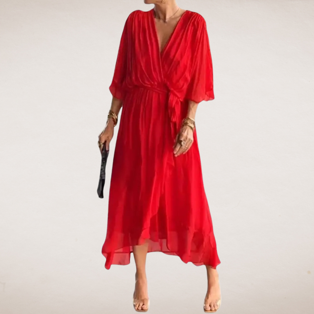 Elegante Jurk met Ceintuur