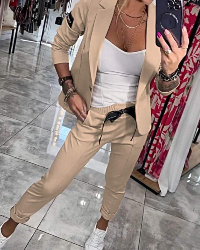 Dames Blazer Set Elegant en Stijlvol - StudioMarella
