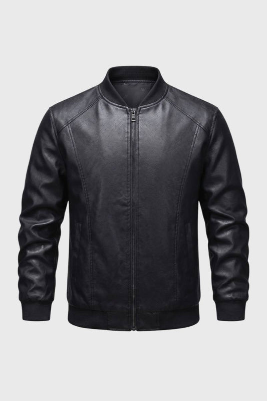 Bomberjas Heren Klassieke Stijl Ribboorden - StudioMarella