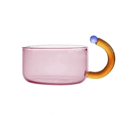 Sansoti | Borosilicaat Glazen Theepot met Kopjes – Design Theeset van Hittebestendig Glas