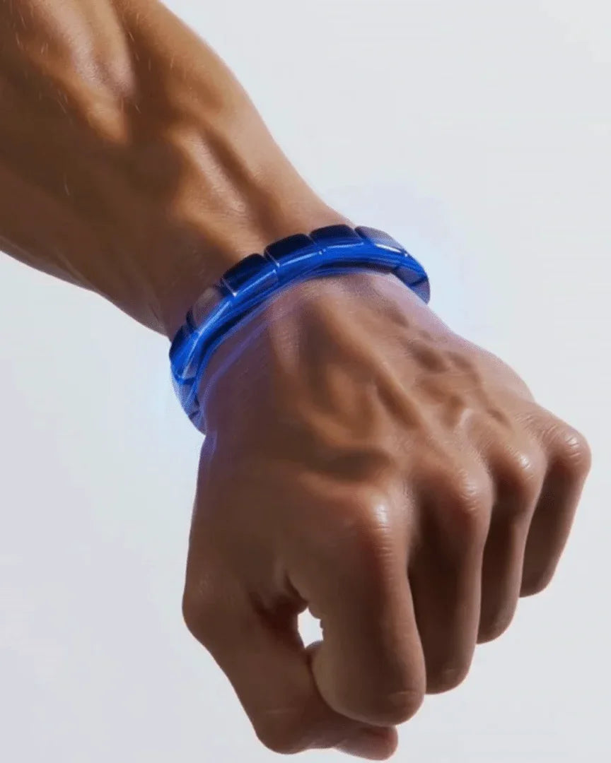 Hematiet Kralen Armband Heren Natuursteen Zwart Grijs Energetisch Balans Everyday Wellness Accessoire