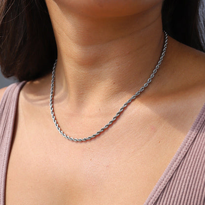 Gouden Ketting Roestvrij Staal 45cm Goudkleurig Model