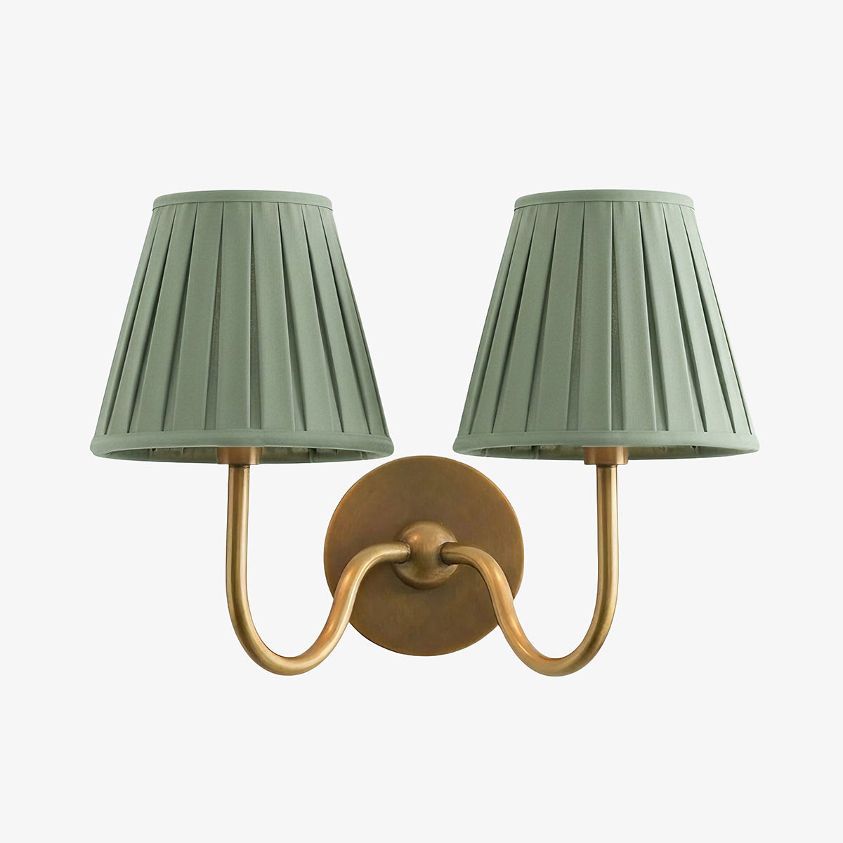 Wandlamp met Geplisseerde Stoffen Kap – Klassieke Verlichting voor Slaapkamer en Woonkamer