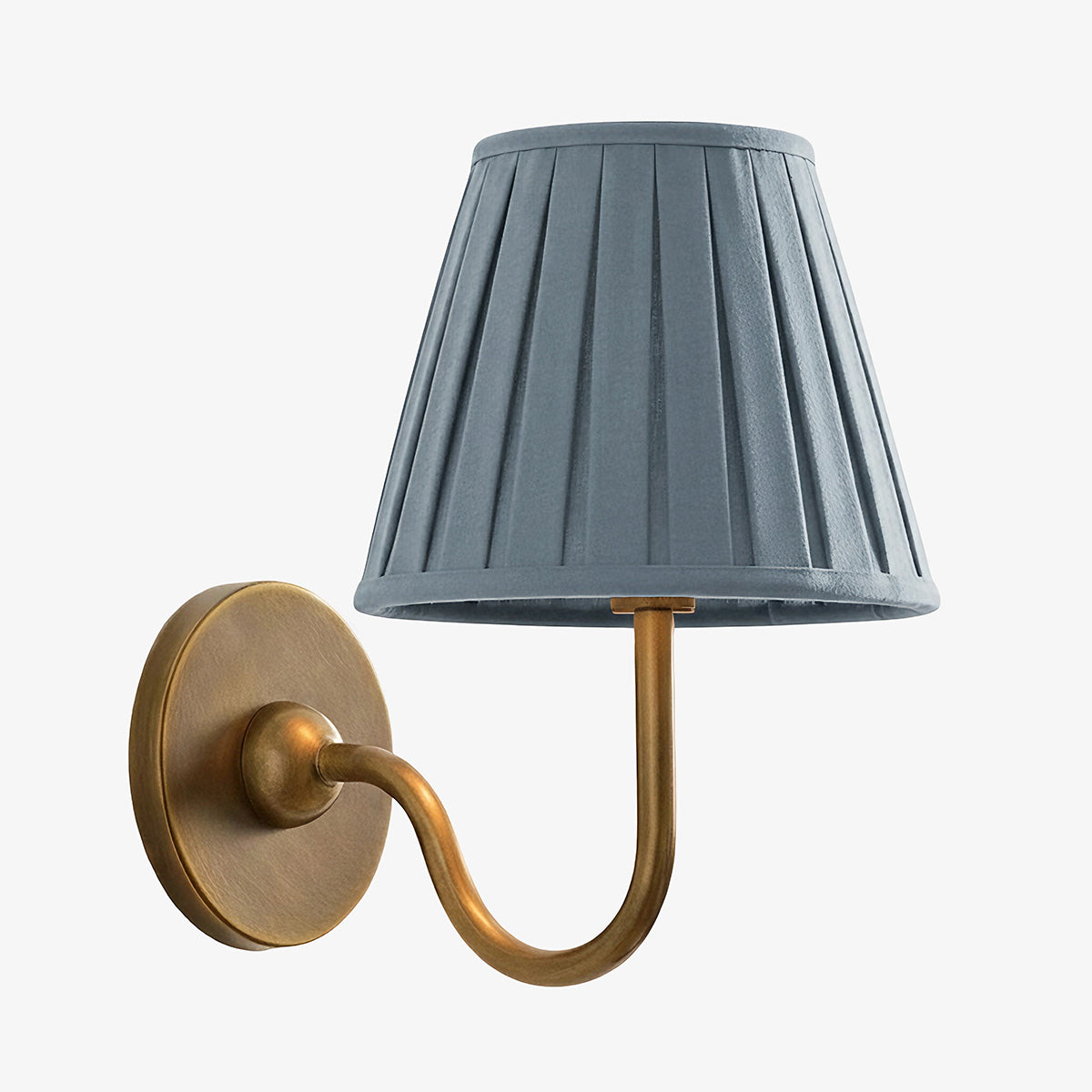 Wandlamp met Geplisseerde Stoffen Kap – Klassieke Verlichting voor Slaapkamer en Woonkamer