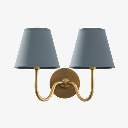 Wandlamp met Geplisseerde Stoffen Kap – Klassieke Verlichting voor Slaapkamer en Woonkamer
